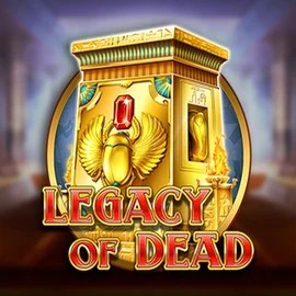 Legacy of Dead logo by Play'n GO at Spinfin Casino