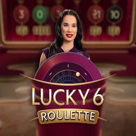 Lucky 6 Roulette online game logo by Pragmatic Play on spinfinn.de