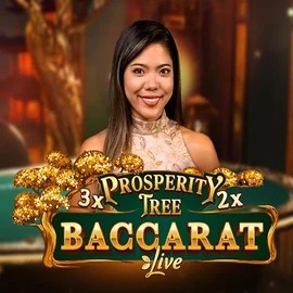 Live Casino logo of Prosperity Tree Baccarat from Evolution at Spinfin Casino