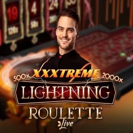 XXXtreme Lightning Roulette slot logo by Evolution at Spinfin Casino